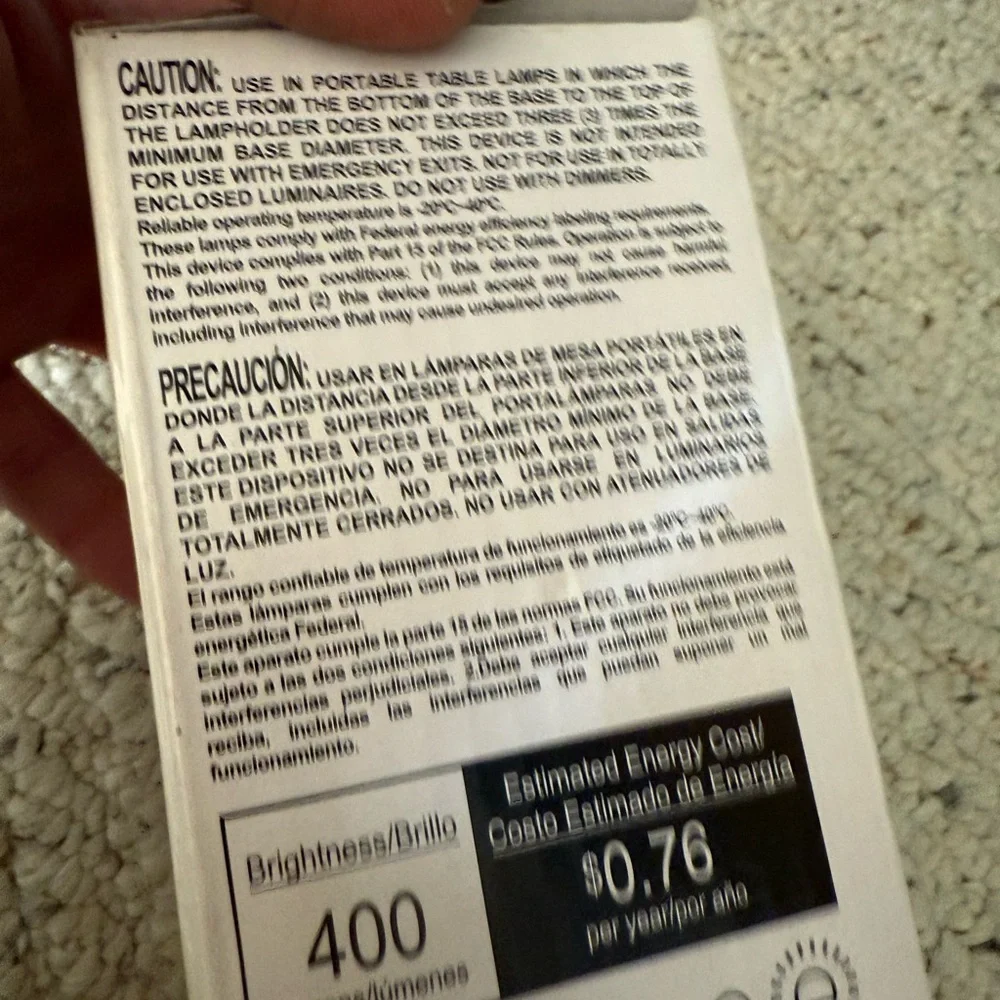 NEW ikea E26 LED Light Bulb 6.3 watts